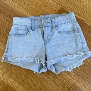 Grey Jean shorts